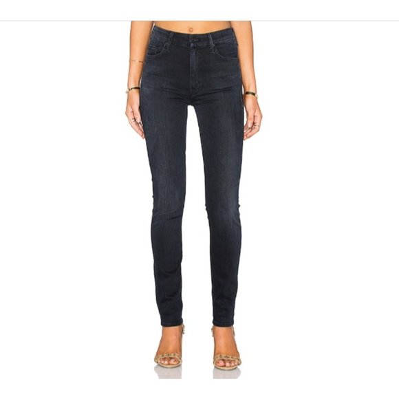 MOTHER Denim - MOTHER High Waisted Looker in Blackbird - Size 25
